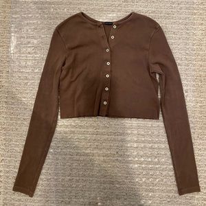 Brown Veronica brandy button up (rare)